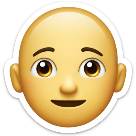 Emoji holding left hand up on middle of forehead forming the shape of an L with pointer finger and thumb sticker