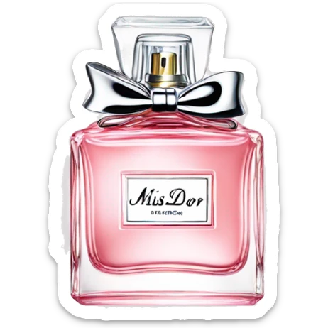 Miss dior perfume sticker