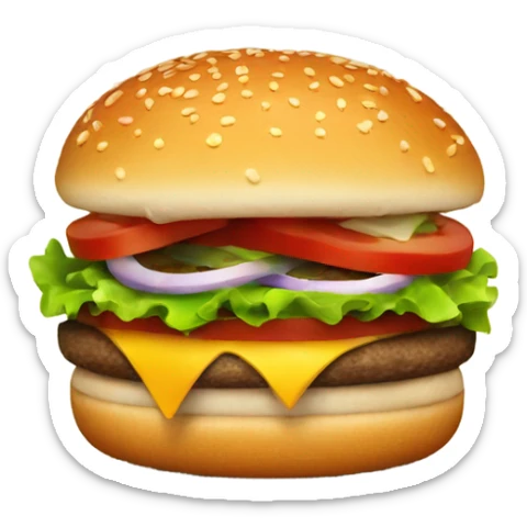 Hamburger  sticker