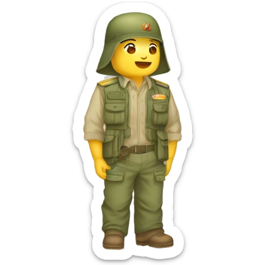 Người Việt Nam Da vàng Tóc quăn Đeo kính Giới tính nam Lông mày rậm Mắt 2 mí Mắt mỏ Môi dày vừa phải sticker