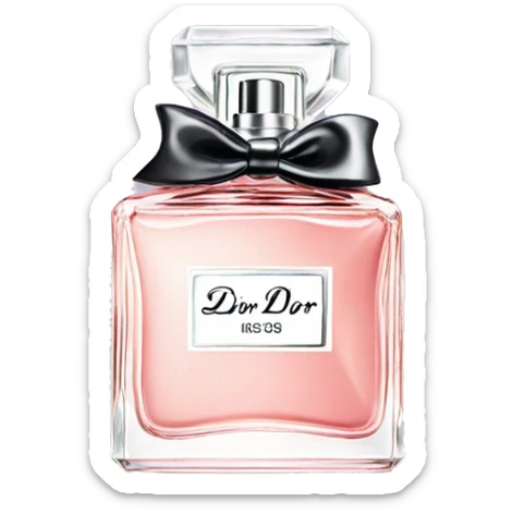 Miss dior perfume sticker