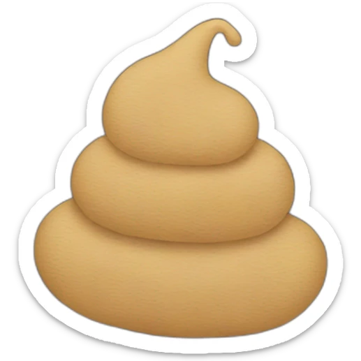 Poop sticker