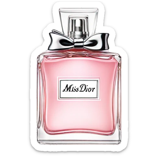 miss dior perfume sticker