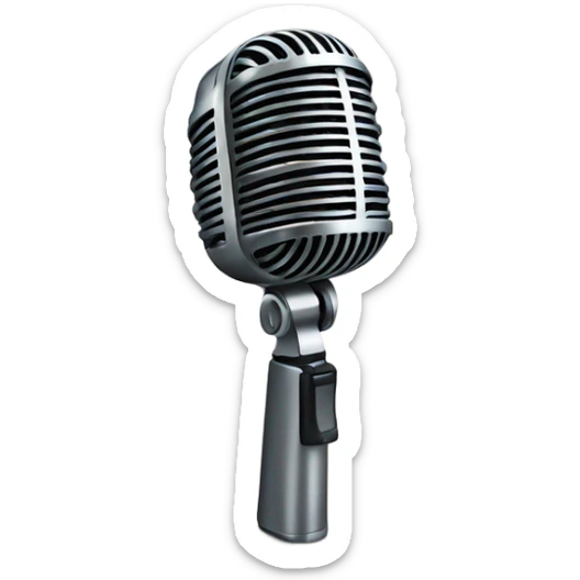 microphone sticker