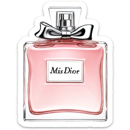 Miss dior perfume sticker