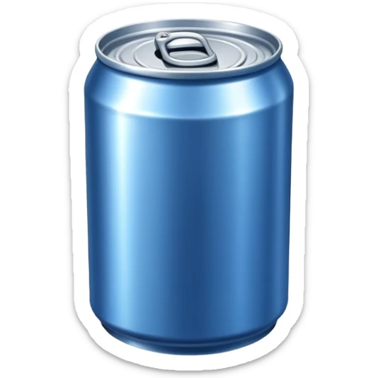 blue can sticker