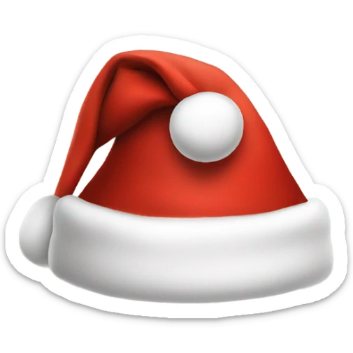 Santa hat sticker