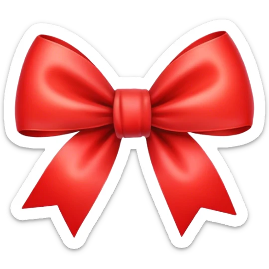 Bow sticker