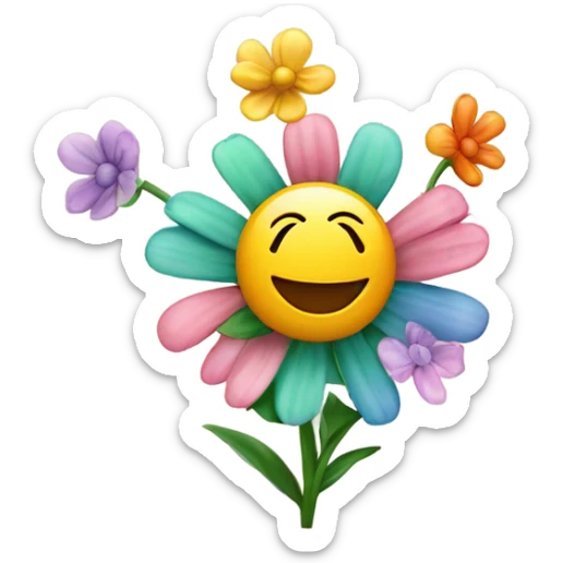 Mazzo di fiori💐 con la scritta SONO UNA SPIA sticker