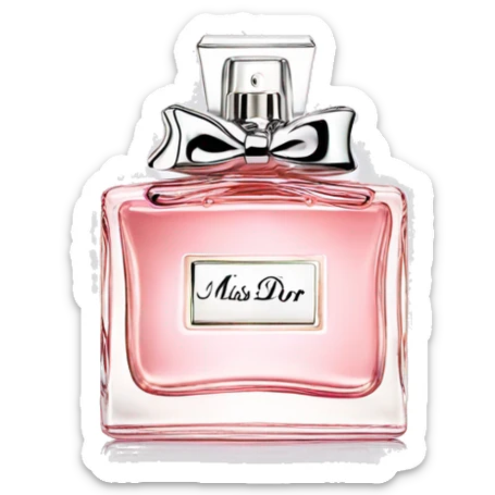 Miss dior perfume sticker