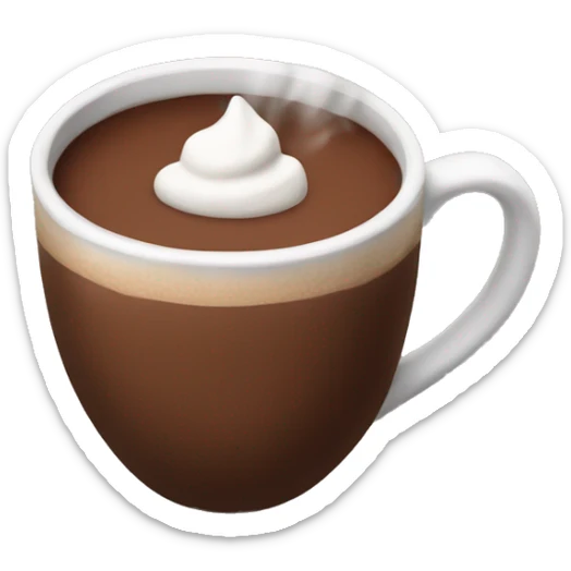 hot cocoa sticker