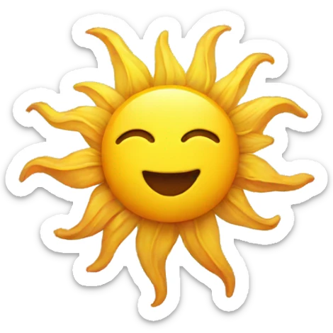 sun sticker
