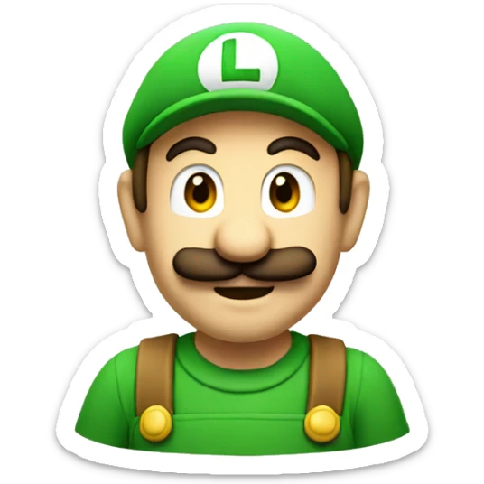 luigi sticker