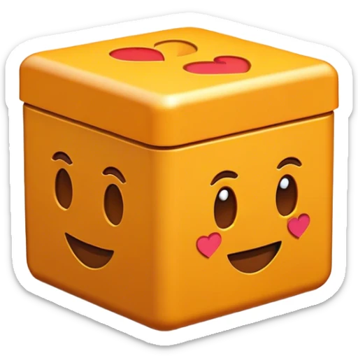 Clash of Clans aesthetic: Cinematic Playful Pixel 3D Health Box Portrait Emoji, rendered in a 3D vector-style similar to standard emojis with minimal shading and bold, simplified shapes. A compact, distinct form with signature details, softly glowing with a pixelated adventure charm. Simplified yet unmistakably iconic, highly detailed and consistent, glowing with a soft radiance and high shine. Stylized with a touch of classic pixel-art charm and a soft glowing outline, capturing the essence of a beloved gaming relic with a friendly, playful manner! sticker