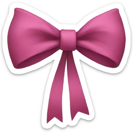 Bow sticker