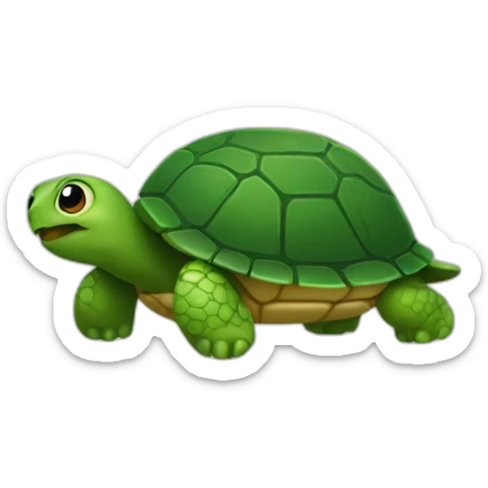 A turtle chains sticker