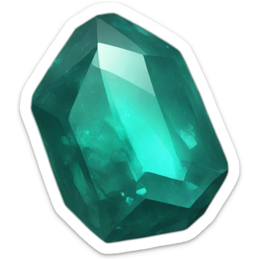 teal quartz sticker