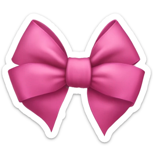 Coquette bow sticker