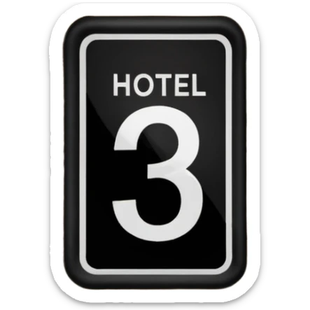 hotel room number wood sign near door 309 sticker