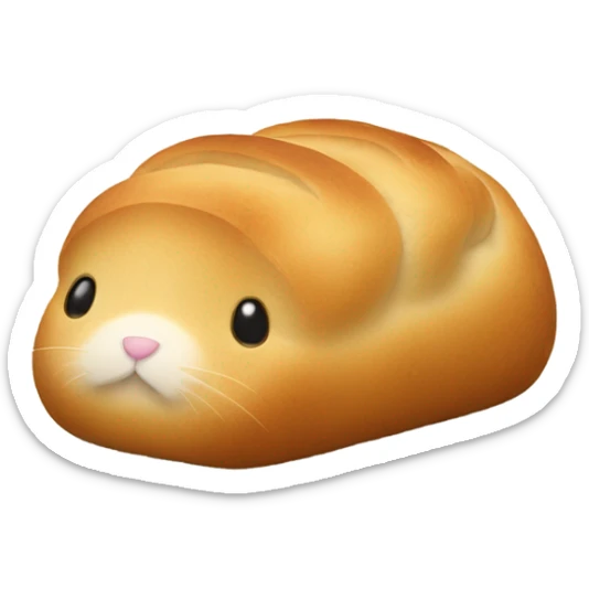 Bunny bread sticker