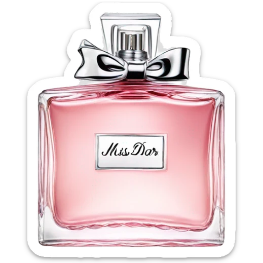 Miss dior perfume sticker