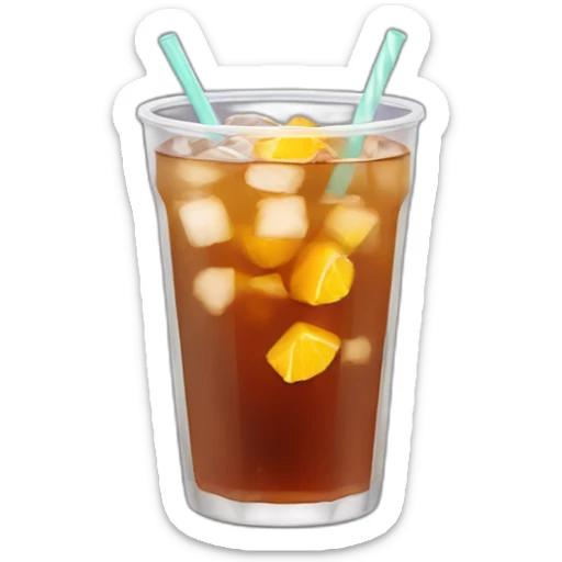 ice tea sticker