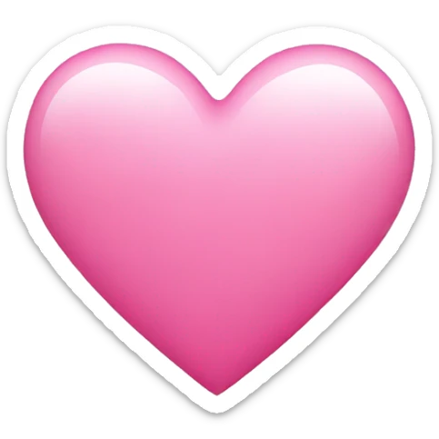 pink heart sticker