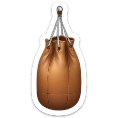 boxing bag sticker
