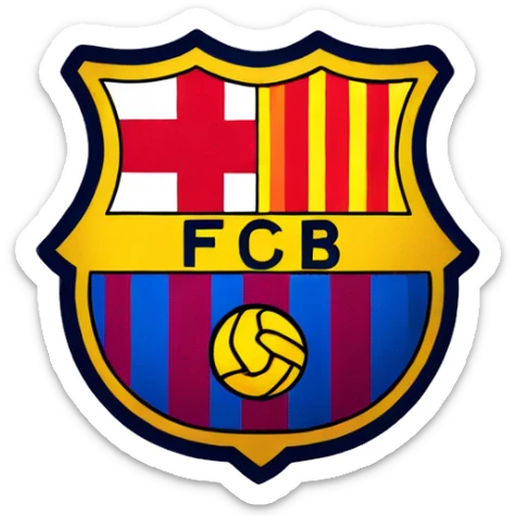 Fc Barcelona logo sticker