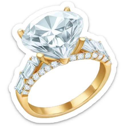 diamond ring sticker