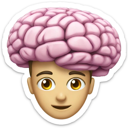 cerebro digital sticker