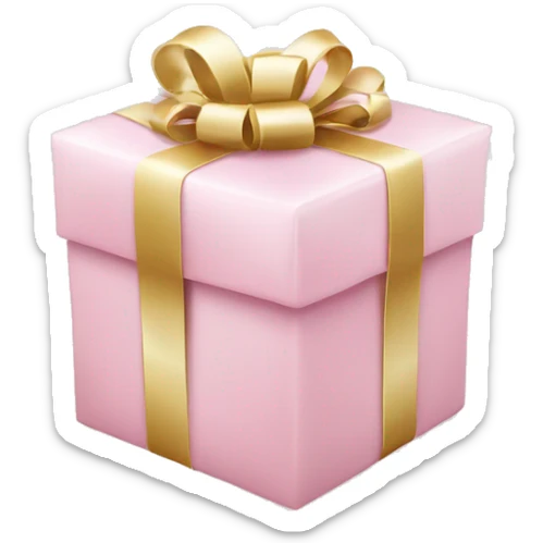 Light pink Christmas gifts under a white Christmas tree  sticker