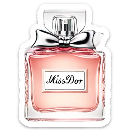 Miss dior perfume sticker