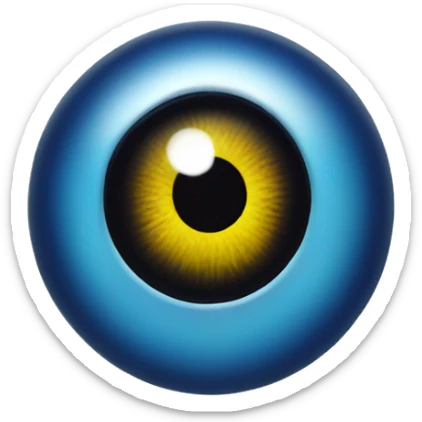 Evil eye sticker