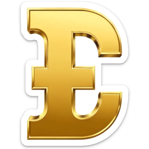 Currency crypto money symbol for the money "Fcoins" big letter F, casino coin colored

Dont make an E sticker