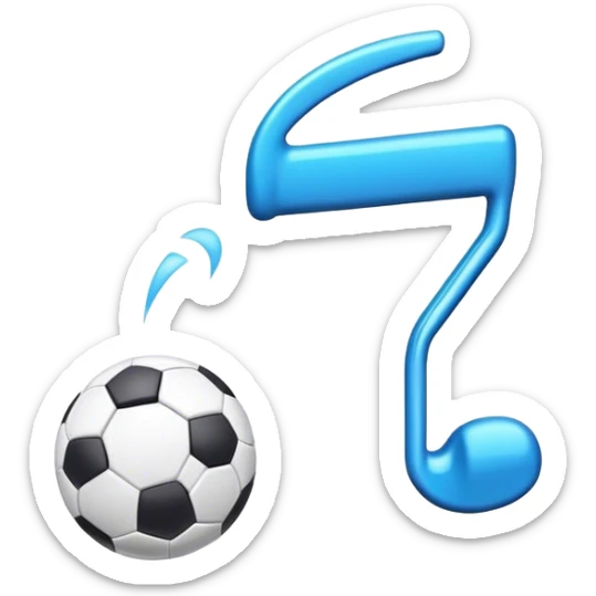 Ai can you choose  emojis for me if a like song . soccer is energetic funny and more  sticker
