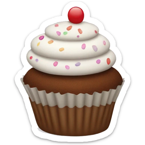 Cupcake sticker