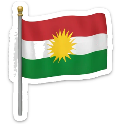 Kurdistan flag emoji sticker