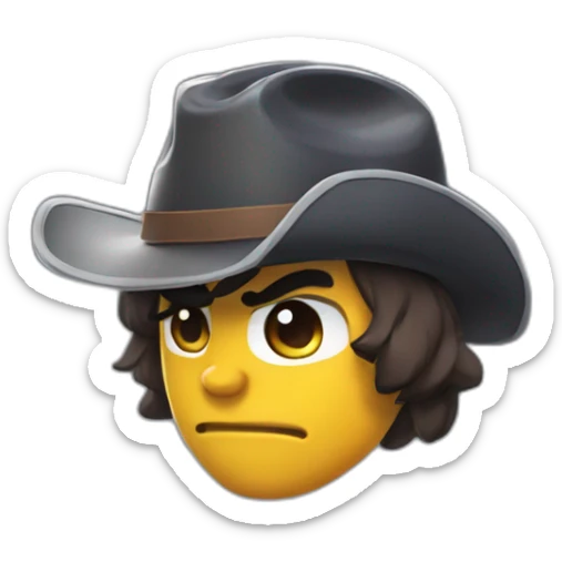 Colt dans Brawl star qui fait un cœur  sticker