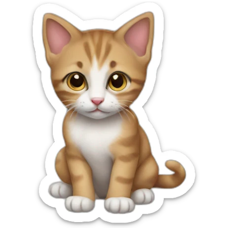 Kitten sticker