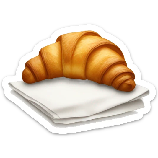 Croissant sticker