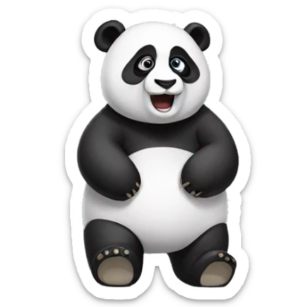 Panda sticker
