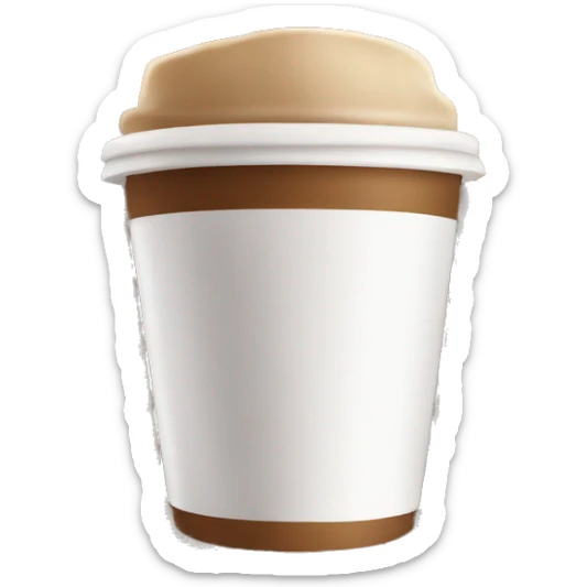 Takeaway coffee  sticker
