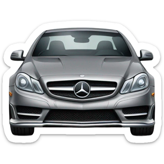 Grey Mercedes Benz Car sticker