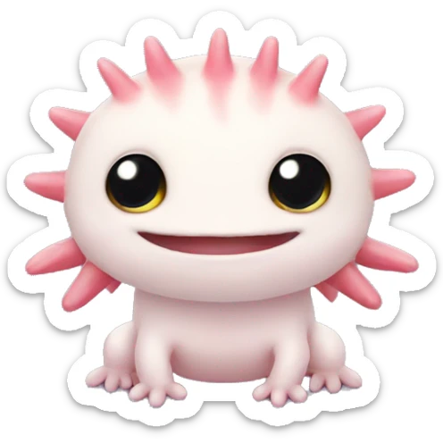 Axolotl sticker