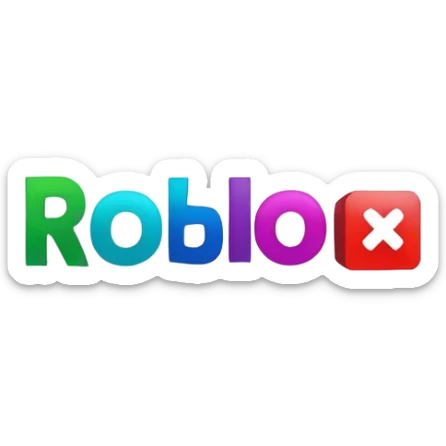 Roblox logo sticker