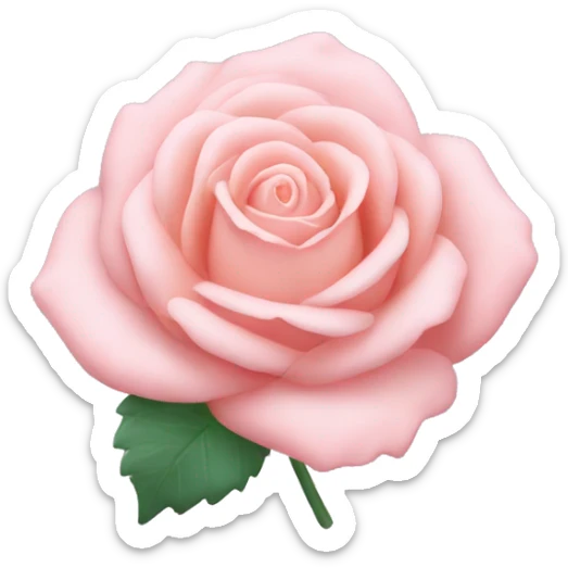 Cœur pastel rose sticker