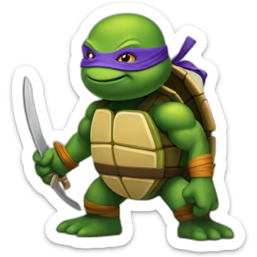 Ninja turtle sticker