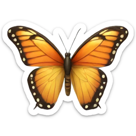 butterfly sticker