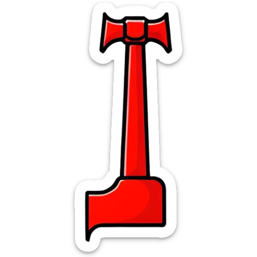 Revolutionary red banner with hammer and sickle symbol from 1918 Russian Civil War sticker